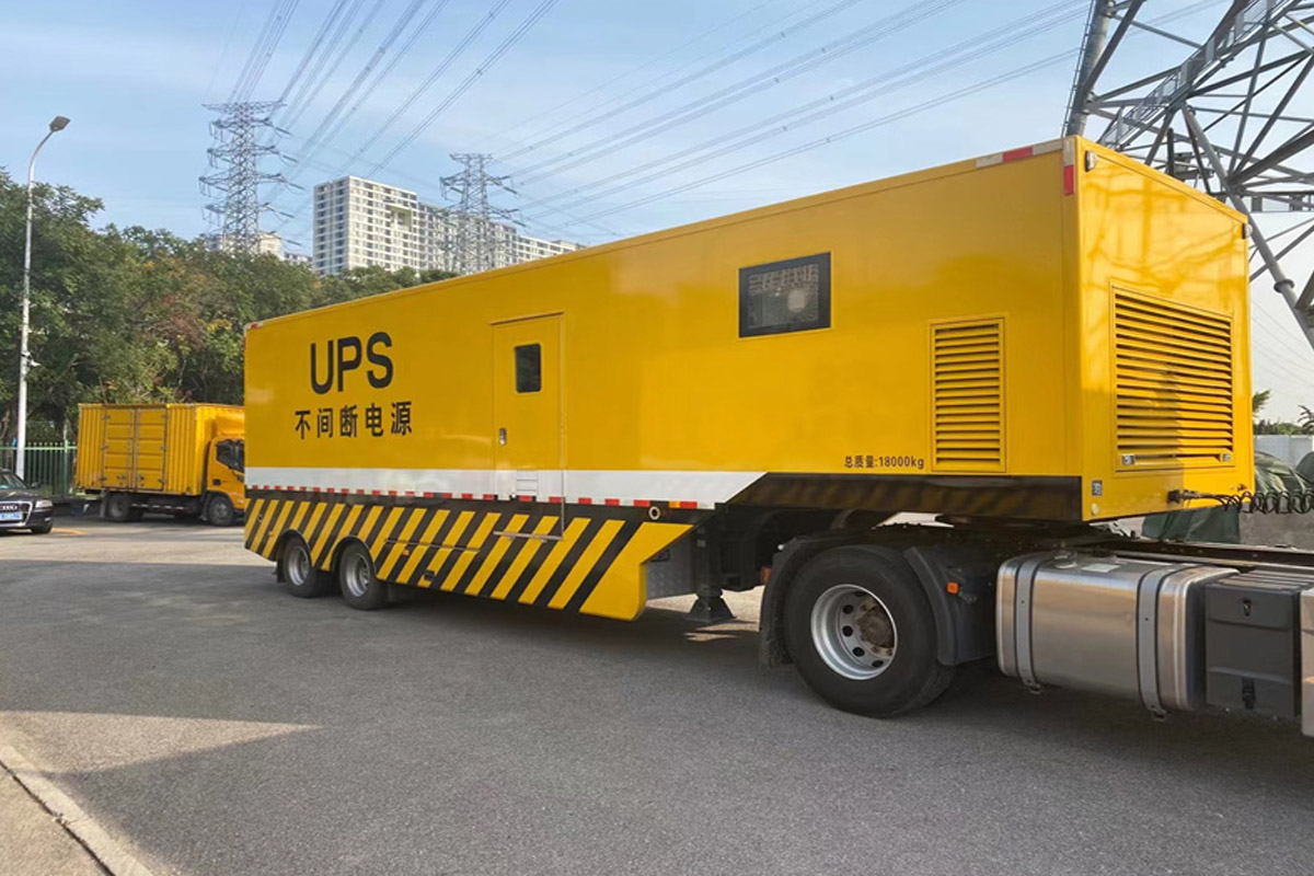 红寺堡发电机租赁施工现场